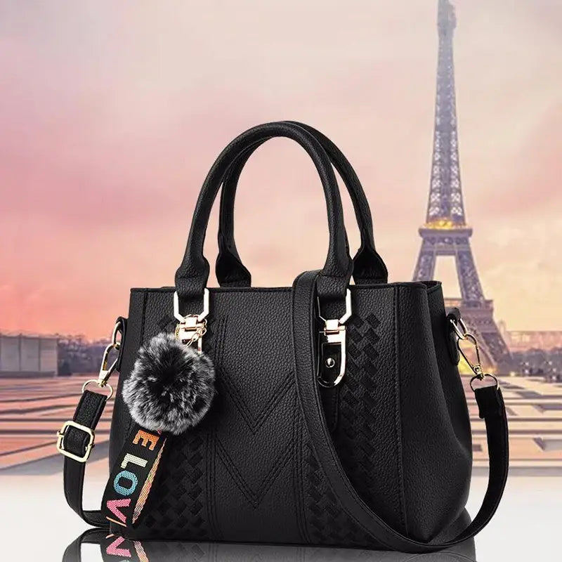 Embroidery Messenger Bags Women Leather Handbags Sac a Main