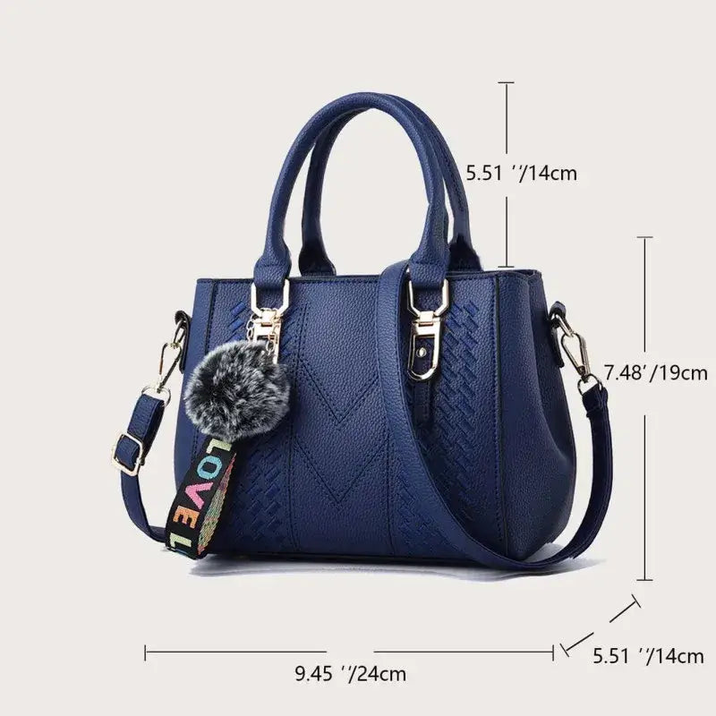 Embroidery Messenger Bags Women Leather Handbags Sac a Main