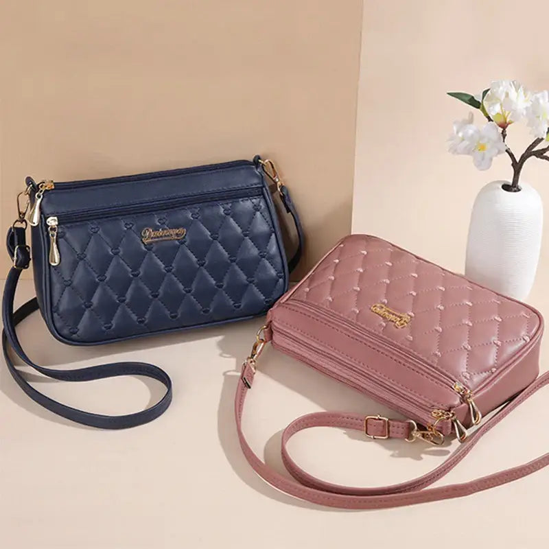 Embroidery Messenger Bags Women Leather Handbags Sac a Main