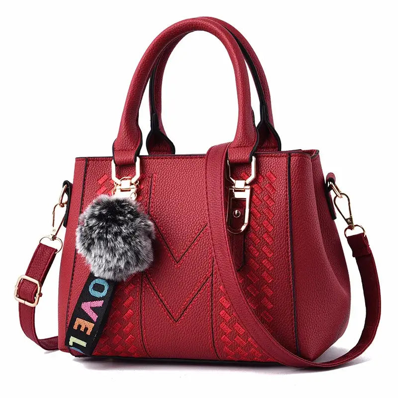 Embroidery Messenger Bags Women Leather Handbags Sac a Main
