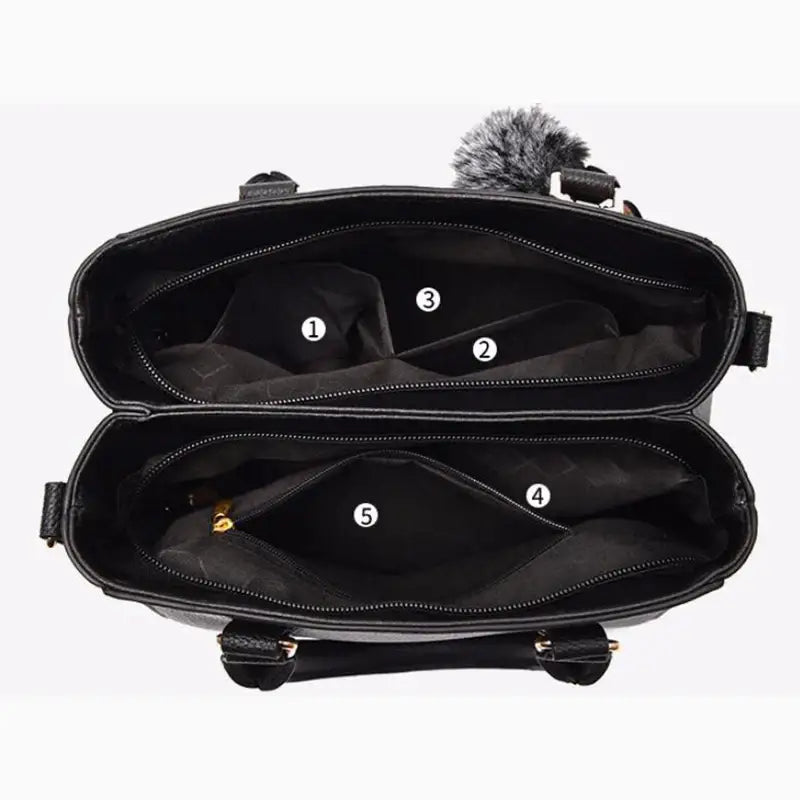 Embroidery Messenger Bags Women Leather Handbags Sac a Main