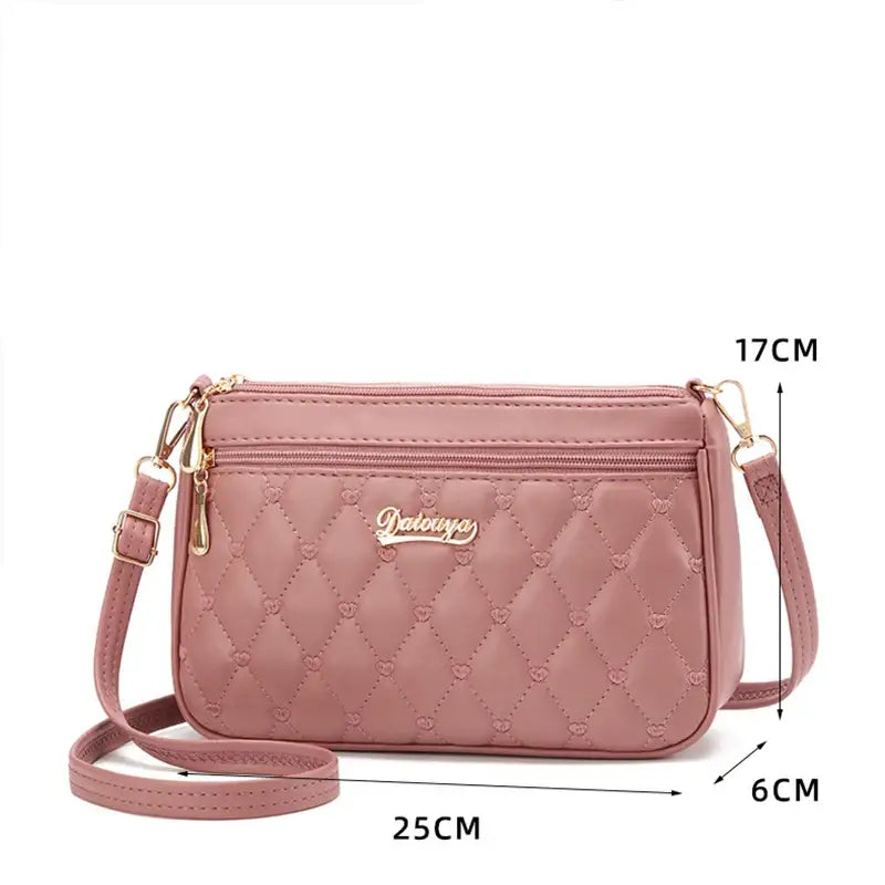 Embroidery Messenger Bags Women Leather Handbags Sac a Main