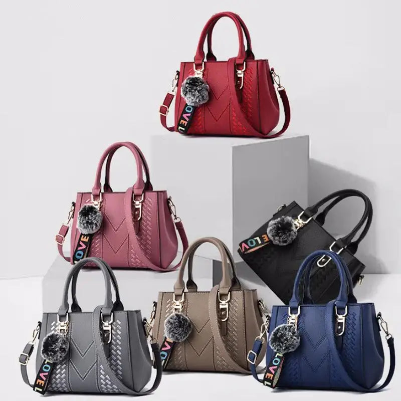 Embroidery Messenger Bags Women Leather Handbags Sac a Main