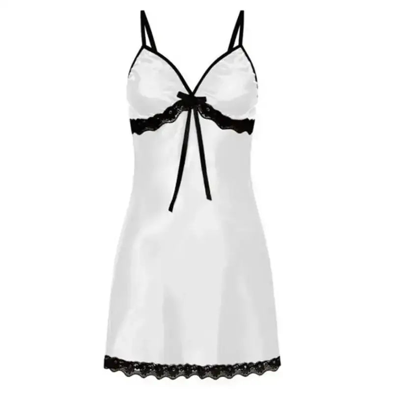 Sexy Nightgown For Women Sexy Nightie Sleepwear Plus Size Lace Floral Female Lingerie Suspenders Nightdress Robe Babydoll Summer - The Lady's Haven