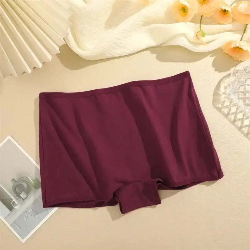 Women's Panties Cotton Seamless Sports Boxers Underwear Female Solid Color Briefs Cozy Lingerie Intimate Underpants XS - XL - The Lady's Haven