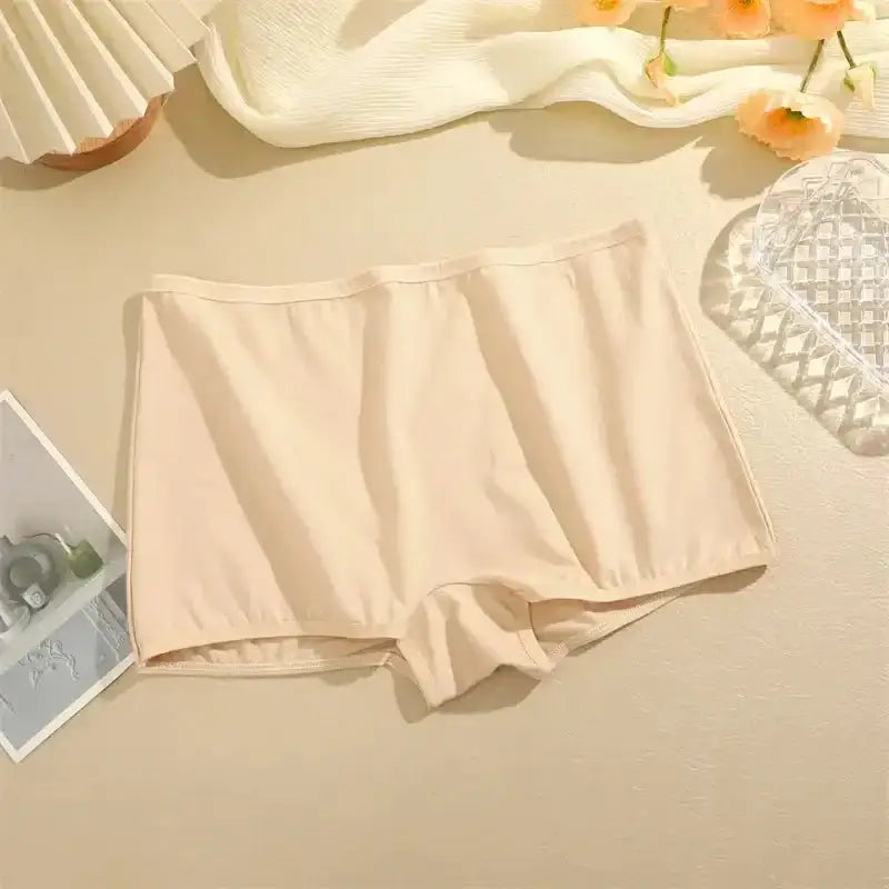 Women's Panties Cotton Seamless Sports Boxers Underwear Female Solid Color Briefs Cozy Lingerie Intimate Underpants XS - XL - The Lady's Haven