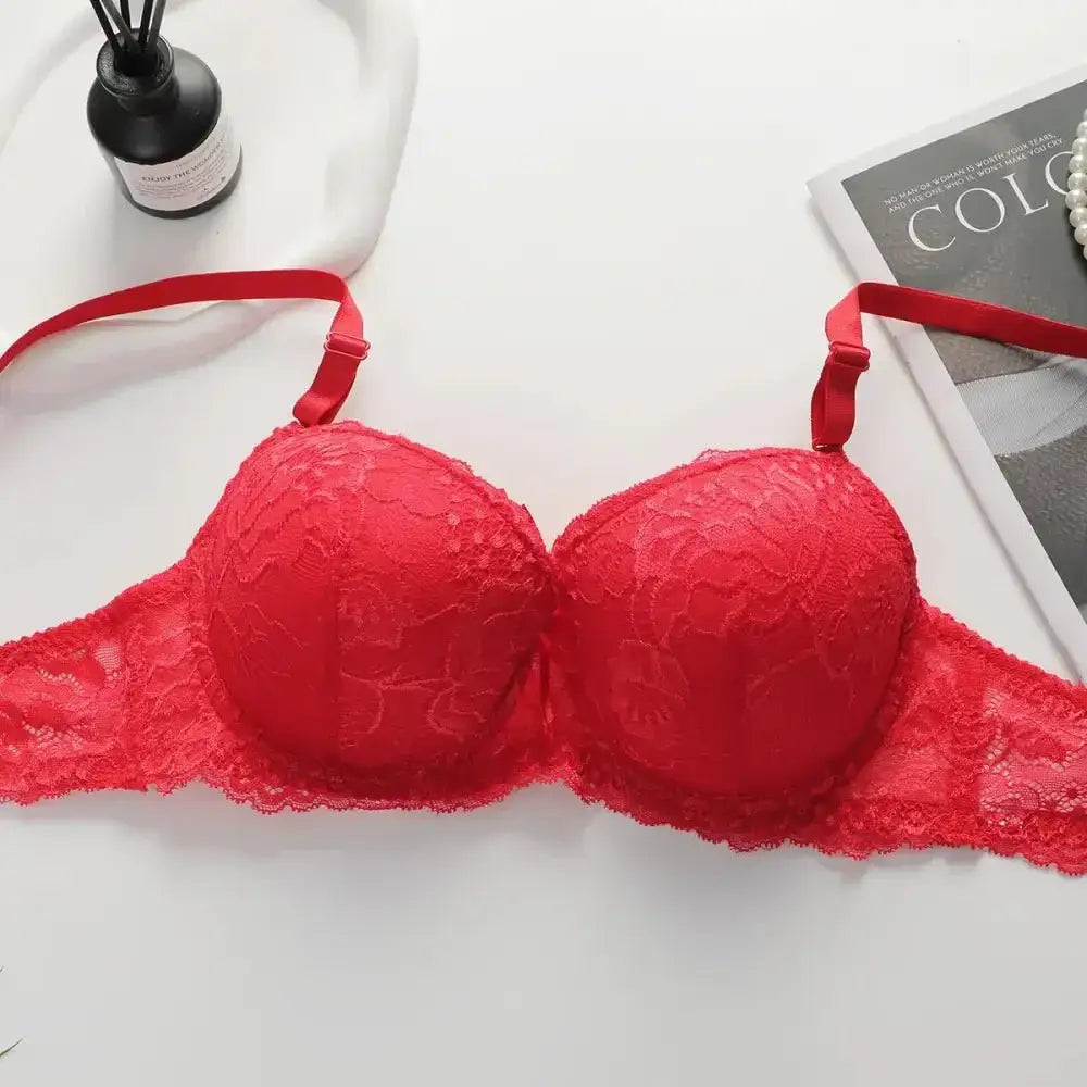 2 - piece Sexy Multi - color Lingerie Set For Women's Gathering Push Up Underwear For Women's Flower Underwear Set A2155 - The Lady's Haven