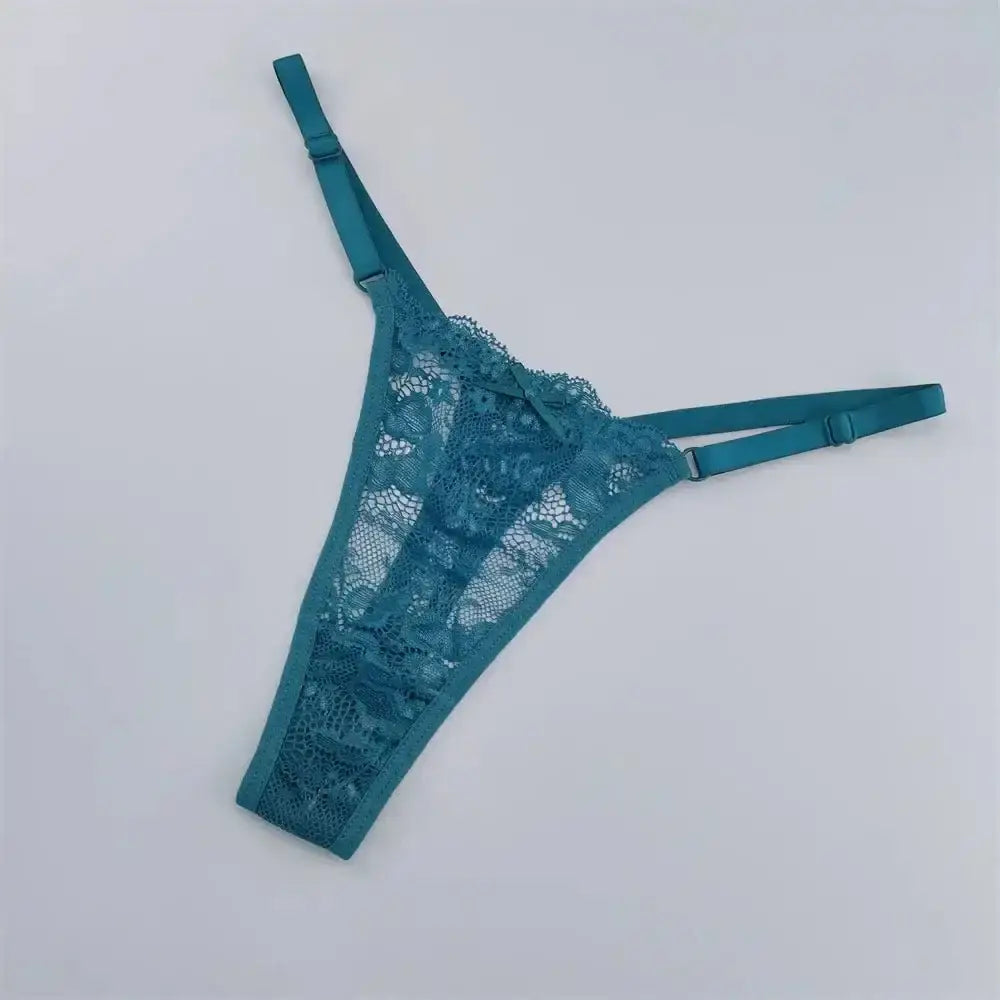 3Pcs Lace Thongs Women Lace Low Waist Panties Sexy Transparent Underwear Fashion Breathable G - string Ladies Intimates Lingerie - The Lady's Haven