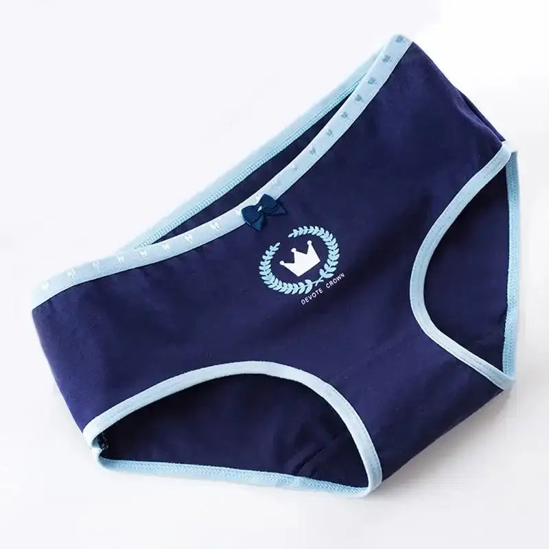 5Pcs Cotton Underwear Women's Panties Plus Size Briefs Girls Calcinha Sexy Lingerie Ladies Panty Print Cartoon Female Underpant - The Lady's Haven