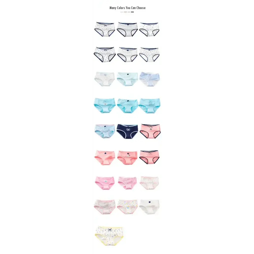 5Pcs Cotton Underwear Women's Panties Plus Size Briefs Girls Calcinha Sexy Lingerie Ladies Panty Print Cartoon Female Underpant - The Lady's Haven