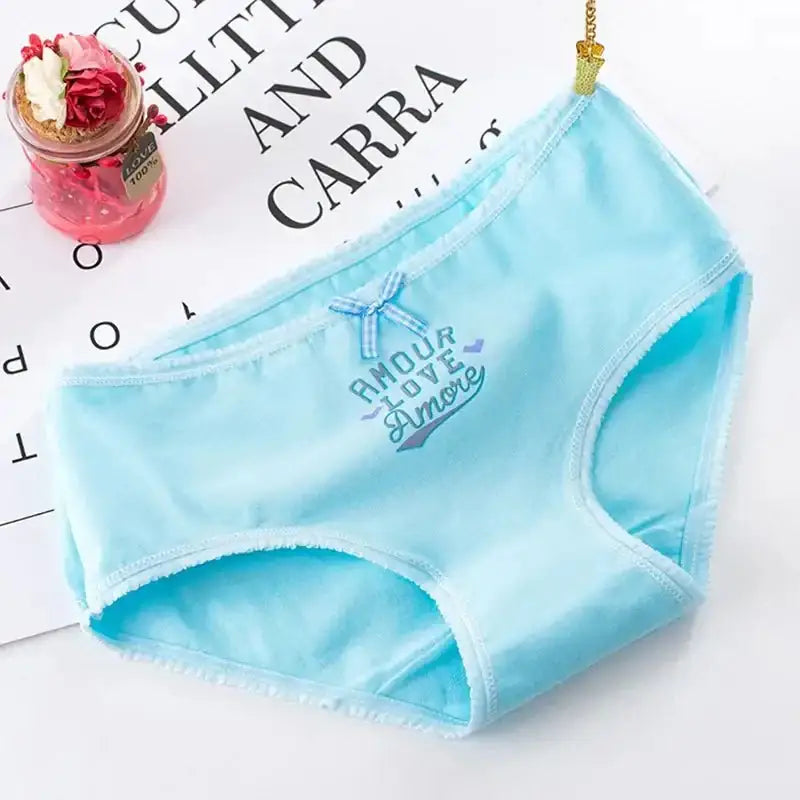 5Pcs Cotton Underwear Women's Panties Plus Size Briefs Girls Calcinha Sexy Lingerie Ladies Panty Print Cartoon Female Underpant - The Lady's Haven