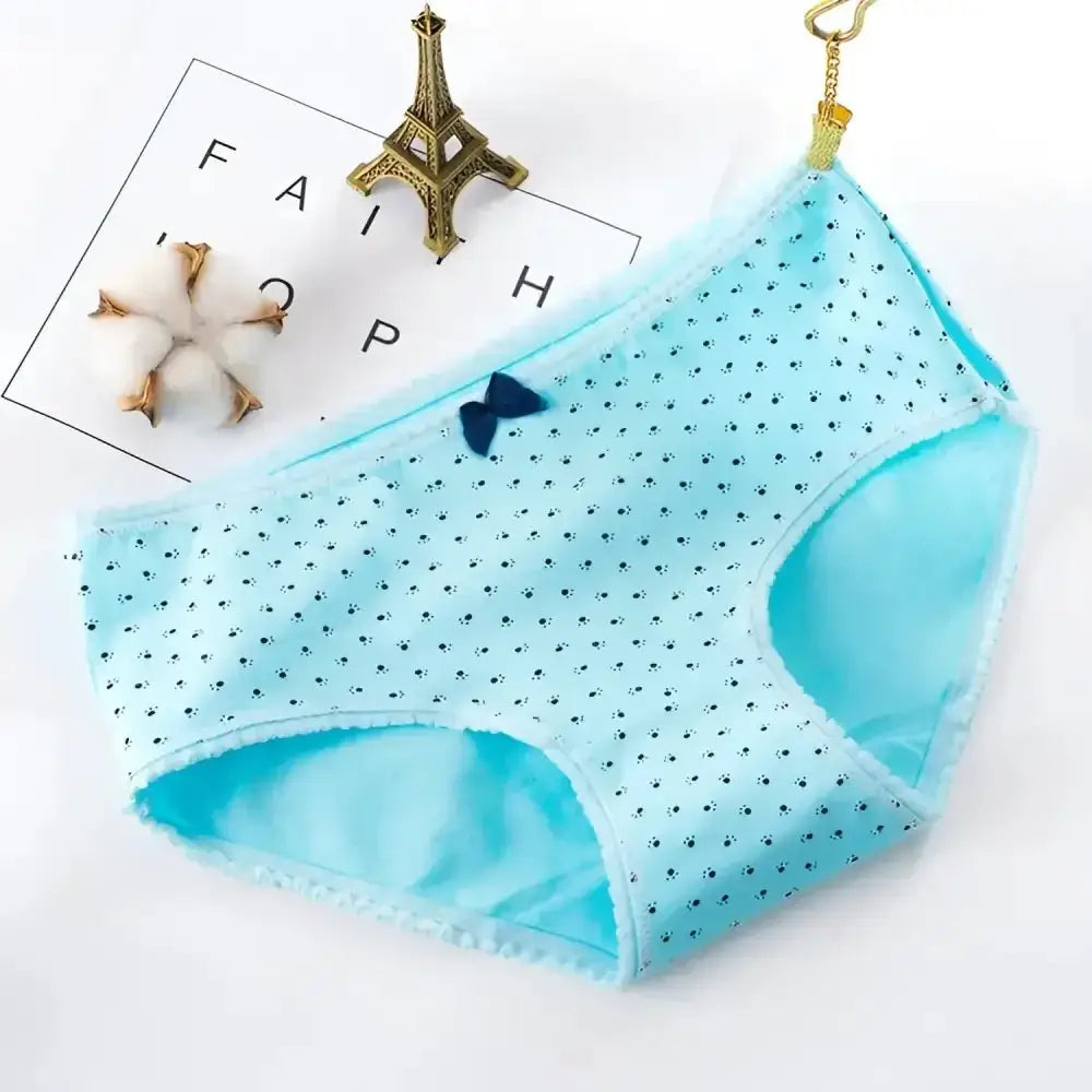 5Pcs Cotton Underwear Women's Panties Plus Size Briefs Girls Calcinha Sexy Lingerie Ladies Panty Print Cartoon Female Underpant - The Lady's Haven