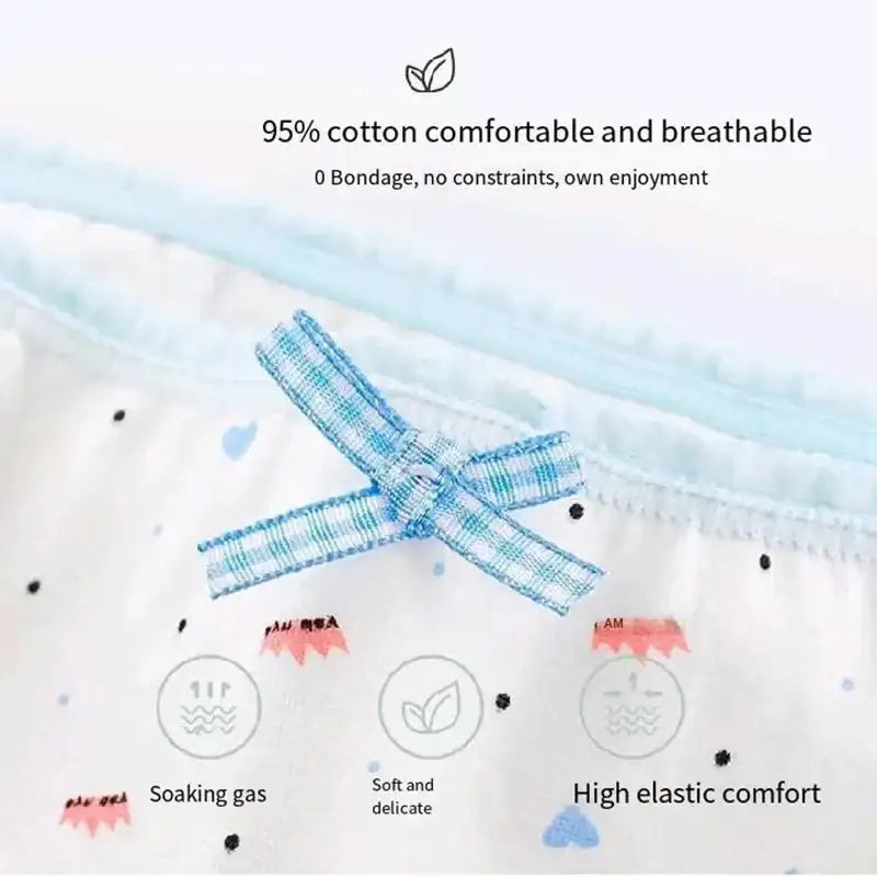 5Pcs Cotton Underwear Women's Panties Plus Size Briefs Girls Calcinha Sexy Lingerie Ladies Panty Print Cartoon Female Underpant - The Lady's Haven