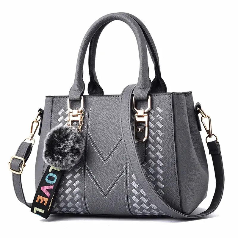 Embroidery Messenger Bags Women Leather Handbags Sac a Main