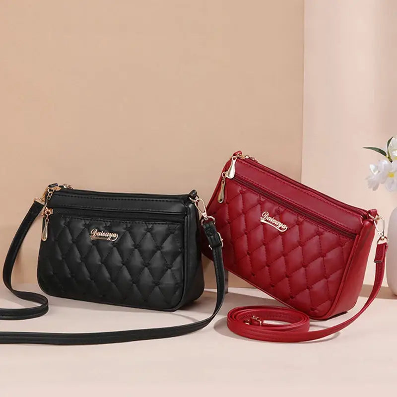 Embroidery Messenger Bags Women Leather Handbags Sac a Main