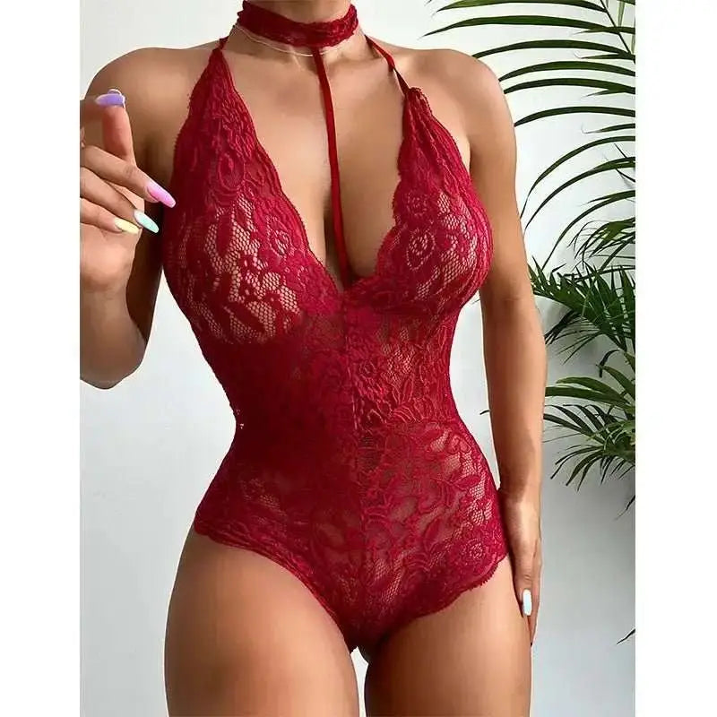 Erotic Costumes Porno Women Lenceria for Sex Underwear Sexy Lingerie Sex Woman Nightwear Erotic Babydoll Lace Dress Mujer Sexi - The Lady's Haven