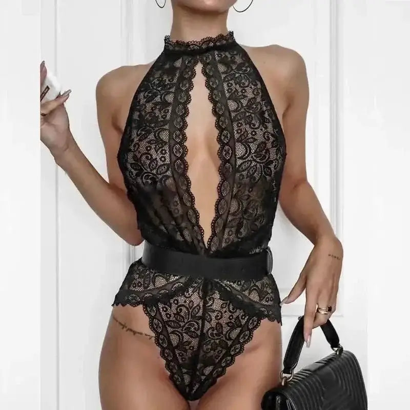 Erotic Costumes Porno Women Lenceria for Sex Underwear Sexy Lingerie Sex Woman Nightwear Erotic Babydoll Lace Dress Mujer Sexi - The Lady's Haven
