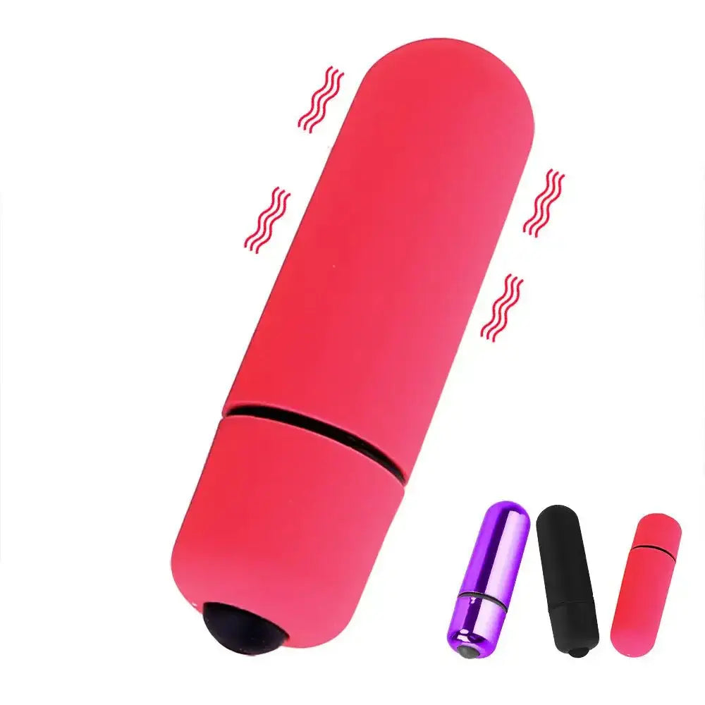 IKOKY Waterproof Clitoris Stimulator Mini Bullet Vibrator G - spot AV Stick Dildo Vibrators Sex Products Adult Sex Toys for Women - The Lady's Haven