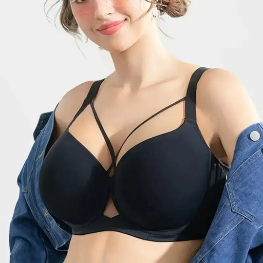 Large Size Seamless Lingerie for Women Thin and Sexy Bra Comfortable Top Up Push - up Anti Sagging Sports Breast Collection Bras - The Lady's Haven