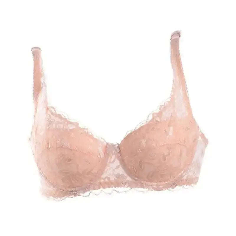 New Sexy Floral Lace Bras Women Summer Thin Push Up Brassiere Solid Color Comfort Breathable Underwear Female Fashion Lingerie - The Lady's Haven