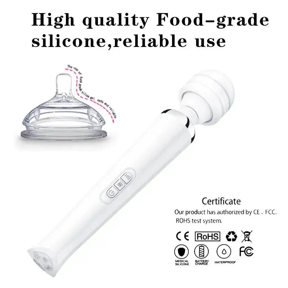 Powerful Big Magic Wand Vibrator Sex Toys for Women Masturbator Clitoris Stimulator G - spot Dildo Vibrator AV Sex Toys for Adults - The Lady's Haven