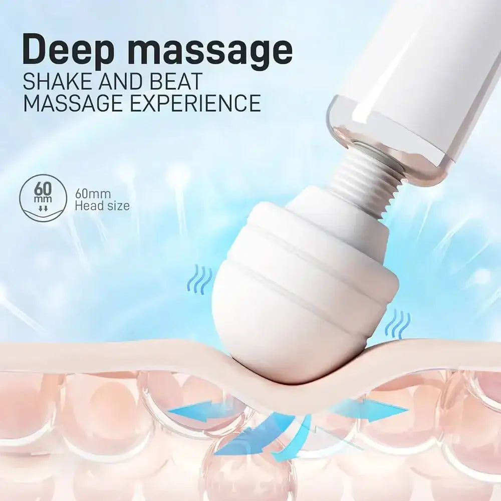 Powerful Big Magic Wand Vibrator Sex Toys for Women Masturbator Clitoris Stimulator G - spot Dildo Vibrator AV Sex Toys for Adults - The Lady's Haven
