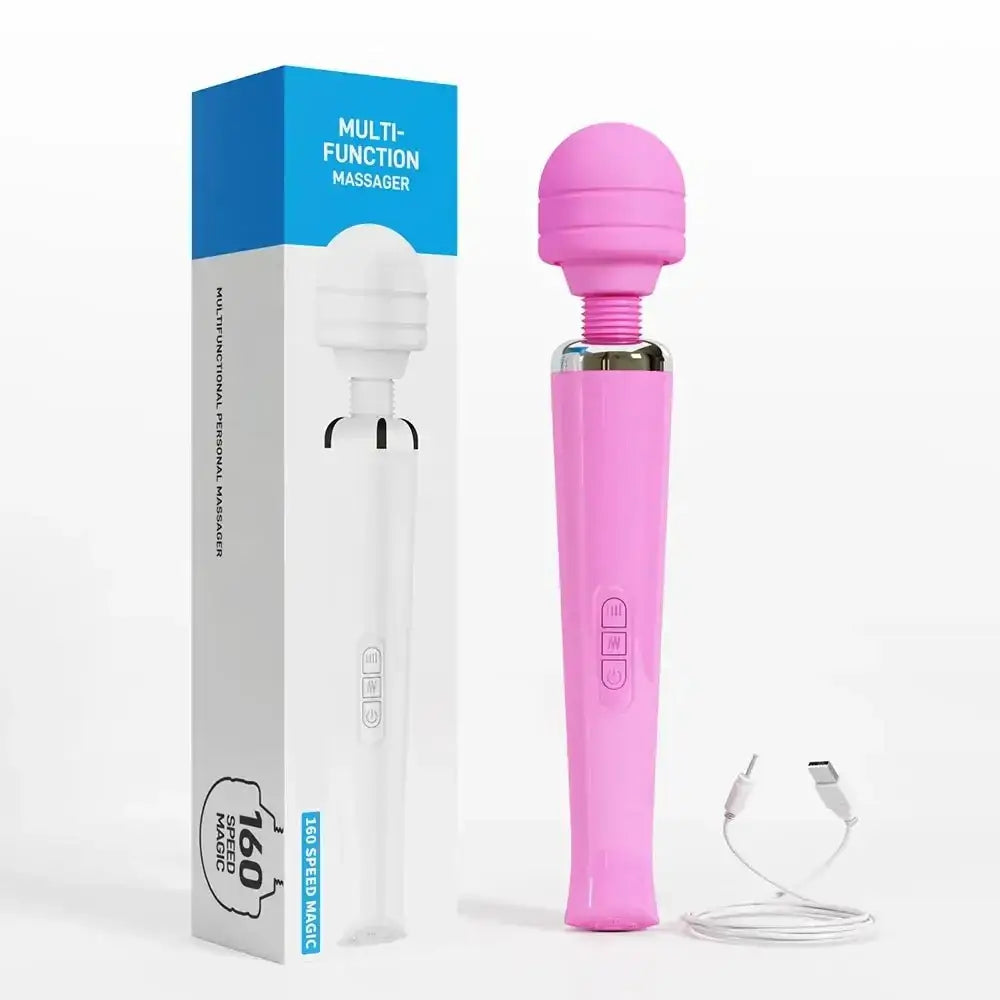 Powerful Big Magic Wand Vibrator Sex Toys for Women Masturbator Clitoris Stimulator G - spot Dildo Vibrator AV Sex Toys for Adults - The Lady's Haven