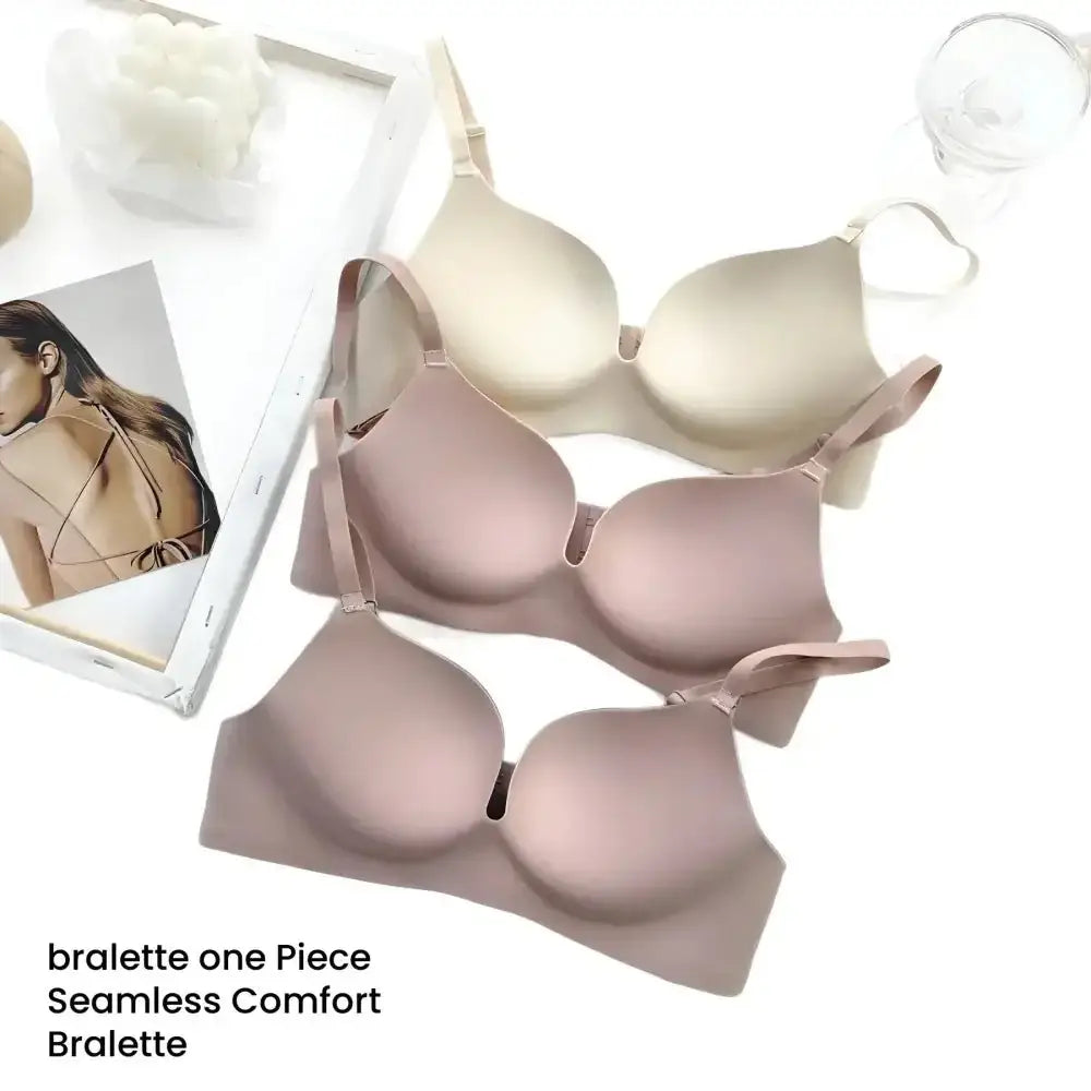Seamless Bras for Women Comfort Wireless Underwear Women's No Steel Ring Bralette 3/4 Cup Glossy Bra Female 32 34 36 38 Lingerie - The Lady's Haven