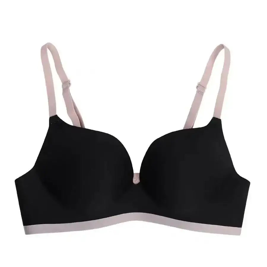 Seamless Bras for Women Comfort Wireless Underwear Women's No Steel Ring Bralette 3/4 Cup Glossy Bra Female 32 34 36 38 Lingerie - The Lady's Haven