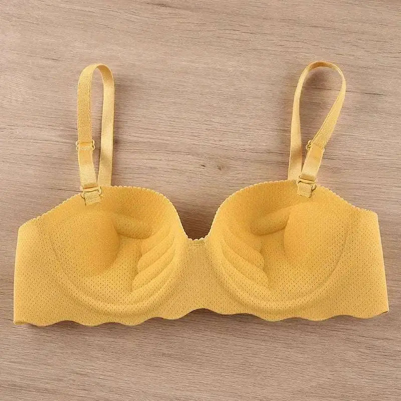 Sexy Bras Push Up Seamless Underwear for Women Solid Color Wireless Lingerie One - pieces Gather Convertible Straps Brassiere - The Lady's Haven