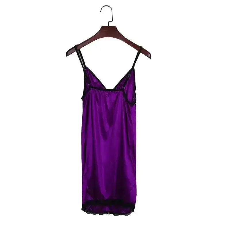 Sexy Nightgown For Women Sexy Nightie Sleepwear Plus Size Lace Floral Female Lingerie Suspenders Nightdress Robe Babydoll Summer - The Lady's Haven