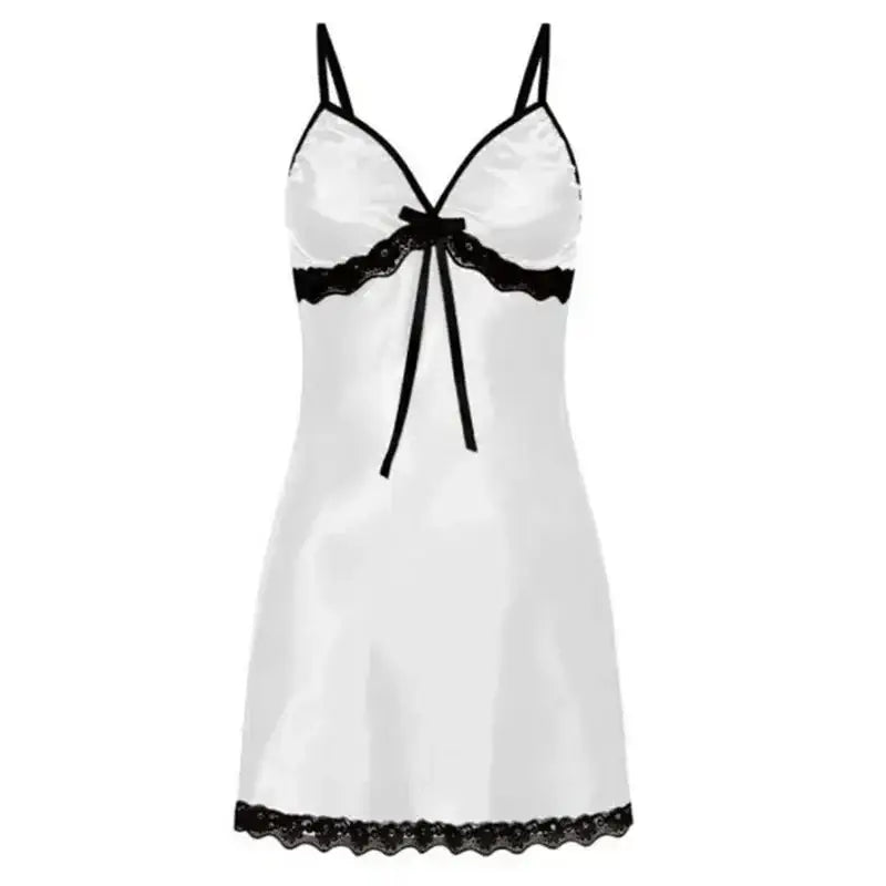 Sexy Nightgown For Women Sexy Nightie Sleepwear Plus Size Lace Floral Female Lingerie Suspenders Nightdress Robe Babydoll Summer - The Lady's Haven