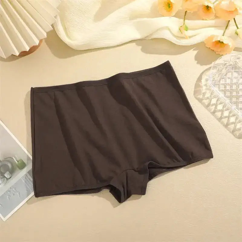 Women's Panties Cotton Seamless Sports Boxers Underwear Female Solid Color Briefs Cozy Lingerie Intimate Underpants XS - XL - The Lady's Haven