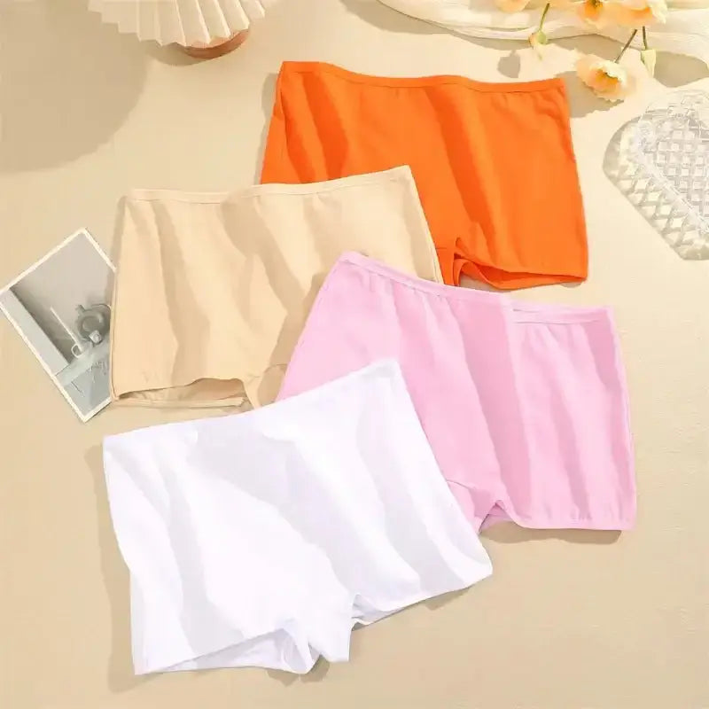Women's Panties Cotton Seamless Sports Boxers Underwear Female Solid Color Briefs Cozy Lingerie Intimate Underpants XS - XL - The Lady's Haven